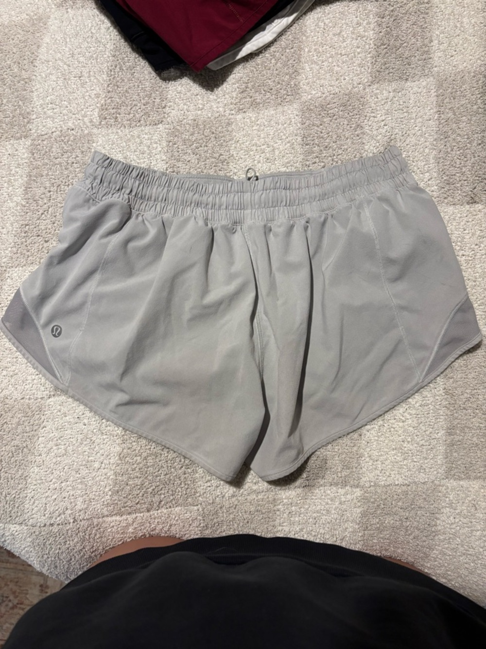 lululemon athletica Light Gray Women's Athletic Shorts